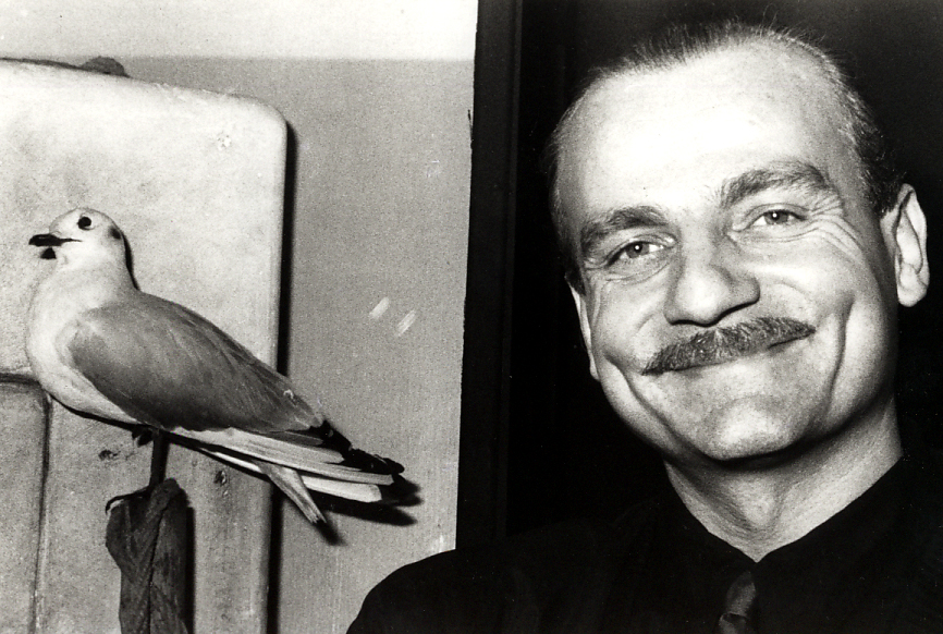 Alain Germain au Muséum d'Histoire Naturelle, Paris, 1988